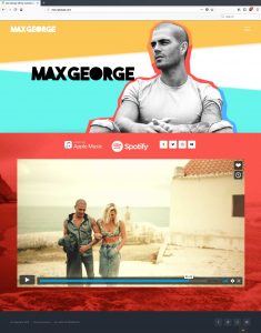 Max George Website design