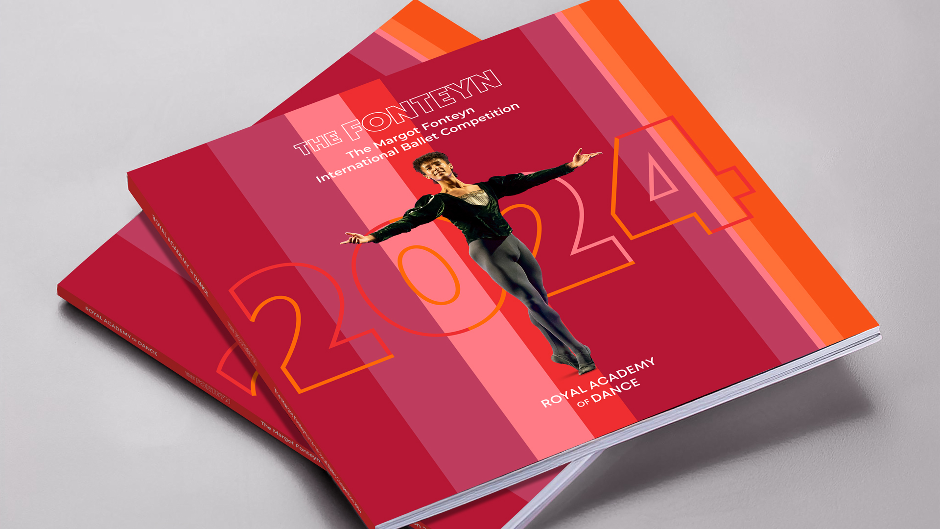 Design for the Margot Fonteyn International Ballet Competition from The Royal Academy of Dance