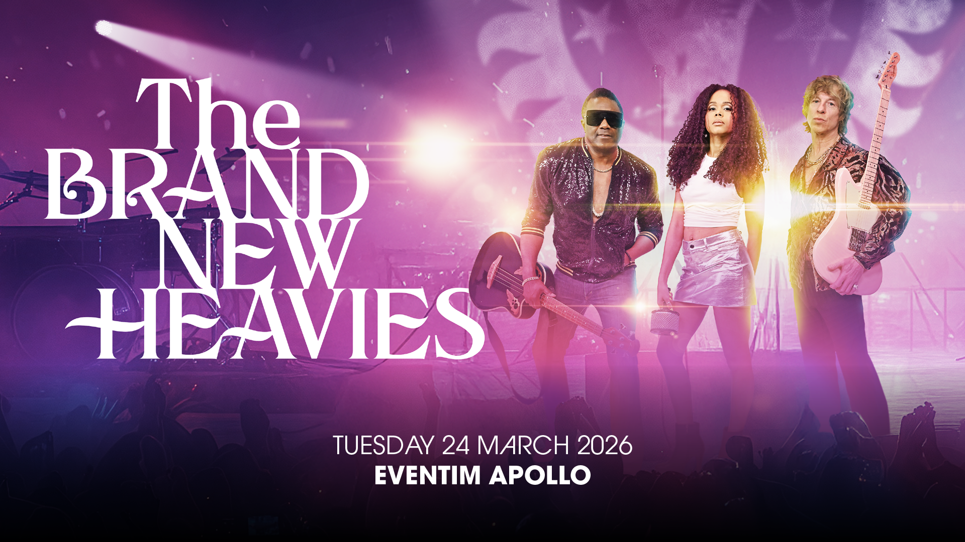 Brand New Heavies tour promo artwork by Jason Regan