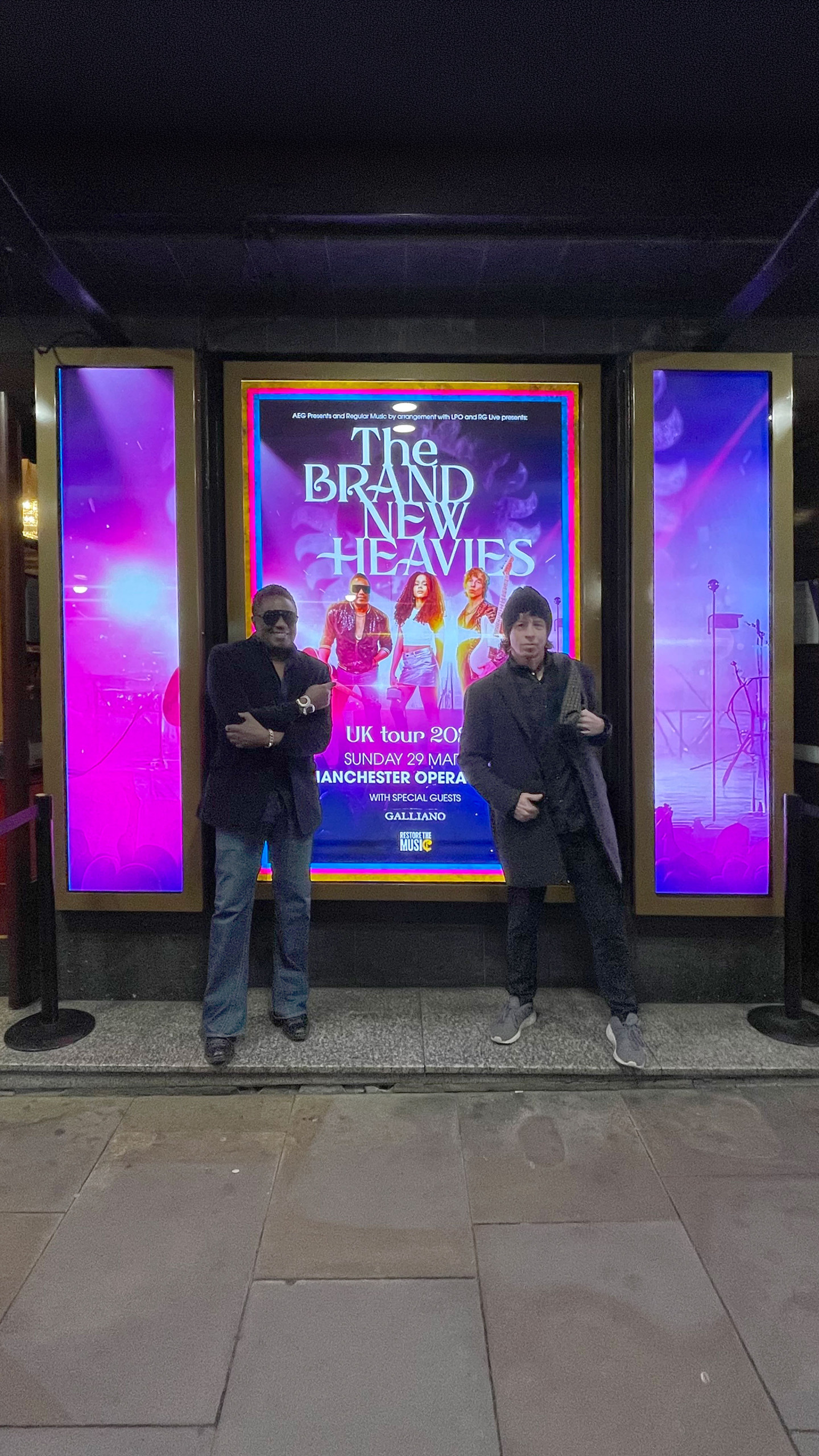 Brand New Heavies tour promo artwork by Jason Regan